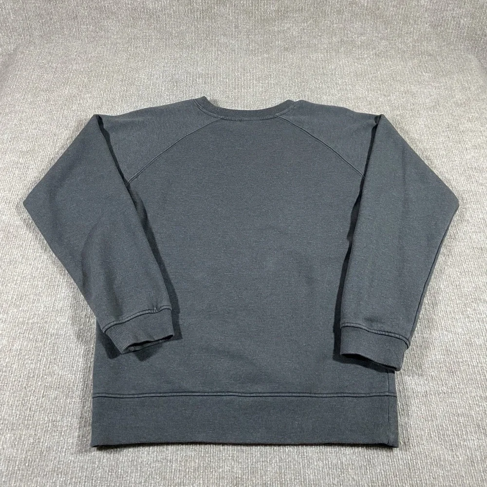 Vintage‎ Adidas Originals Sweatshirt Mens Medium Grey Camo Trefoil Logo Crewneck